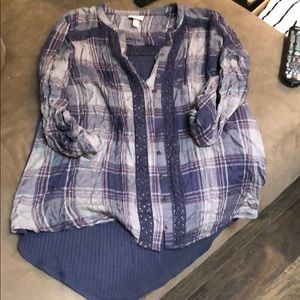 Soft Henley Flannel